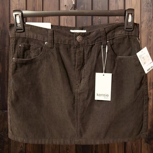 Kensie Dresses & Skirts - Kensie Black Corduroy Skirt